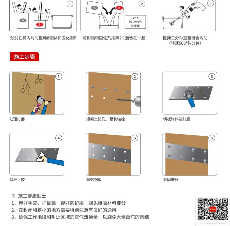 包钢于田粘钢加固施工过程